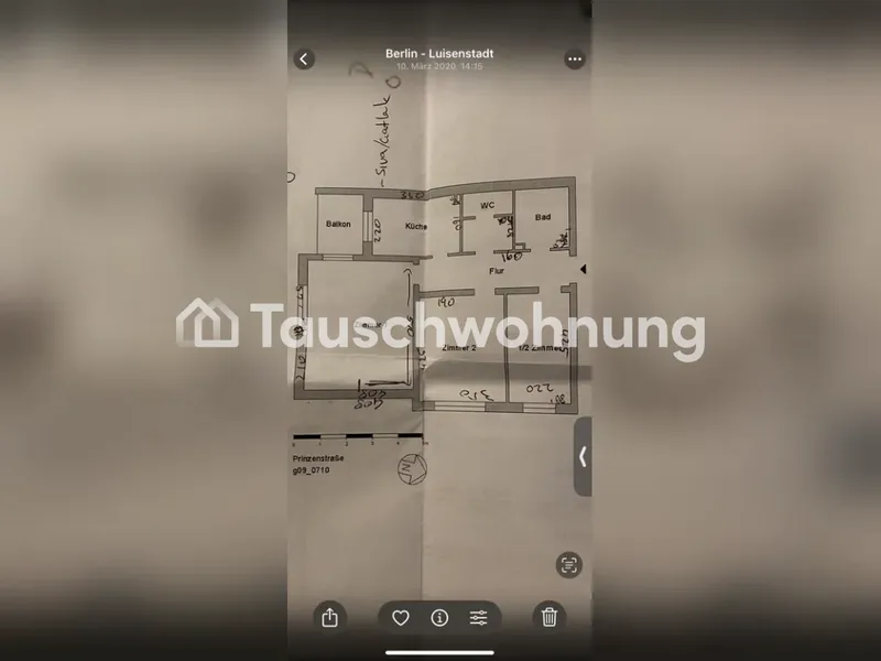 Tauschwohnung: Gemütliche 2,5-Zimmer-Wohnung in Kreuzberg (NUR Moritzplatz) — photo 1